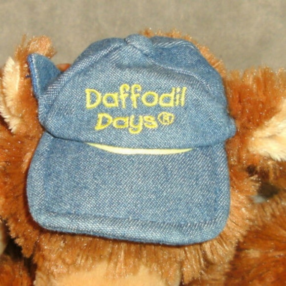 Daffodil Days American Cancer Soc Plush Brown Boyds Bear 13 in Tall Stuffed Toy - Picture 10 of 11